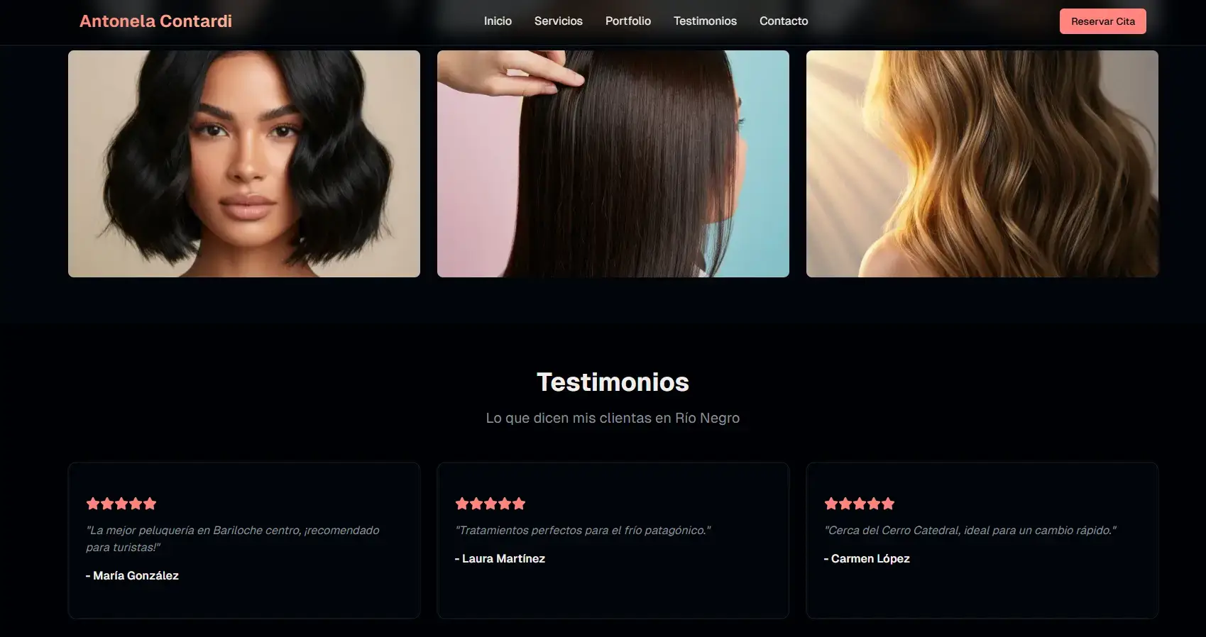 Portafolio Personal - Diseño mobile optimizado.